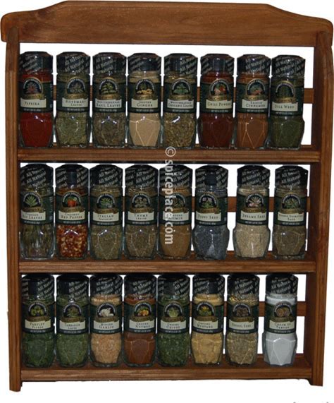 McCormick Gourmet Three Tier Wood 24 Piece Organic Spice Rack